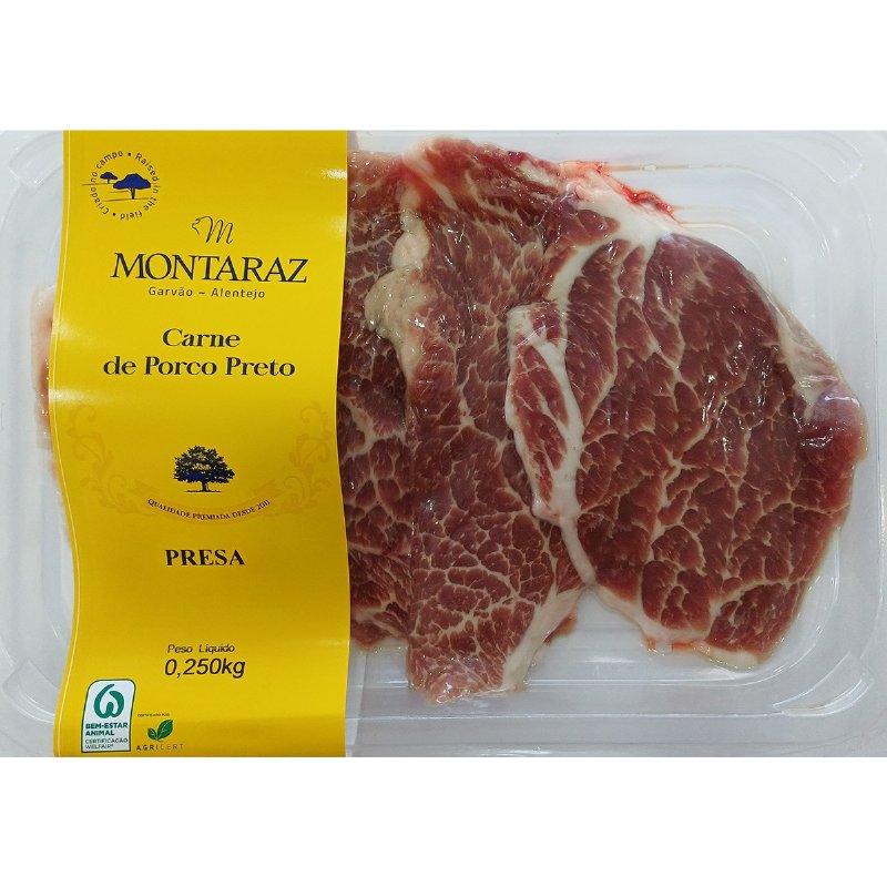 Presa De Porco Preto Em Skin 250 g