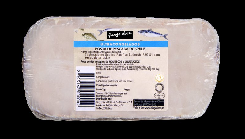 Posta De Pescada Do Chile Ultracongelada A Granel Pingo Doce 0.35Kg