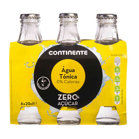 Água Tónica Zero Continente 6 X 20 cl