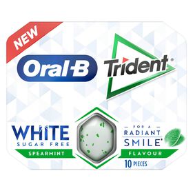 Pastilhas Elásticas Oral-B White Spearmint Trident 17 gr