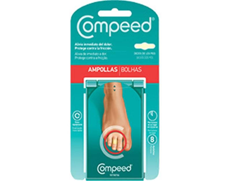 Pensos Compeed Bolhas Entre Dedos Pés 8Un