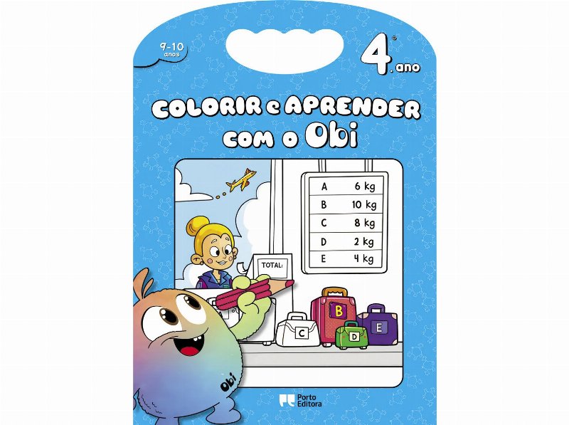 Livro Colorir E Aprender Com O Obi - 4.º Ano - 9-10 Anos
