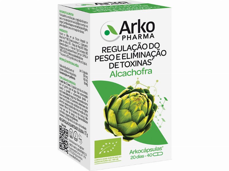 Suplemento Arkopharma Alcachofra Bio 40Un