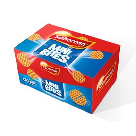 Bolachas Belgas Mini Bites Original Saborosa 150 gr (5 Un)