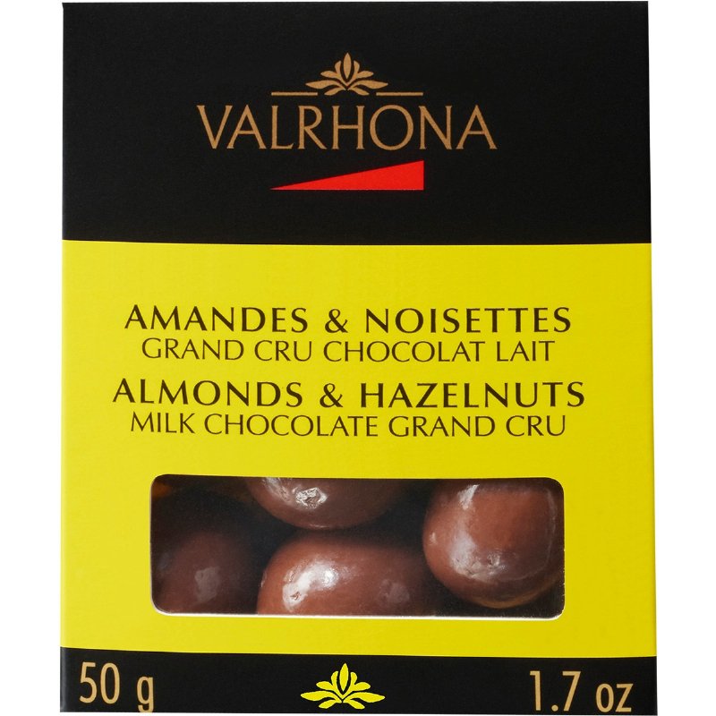Valrhona Chocolate Amandes & Noisettes 50 g