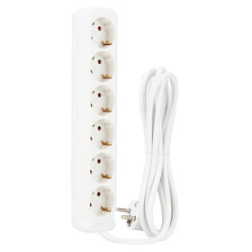 Bloco 6 Tomadas Sem Interruptor 1,4 Mts Boost 1 Un