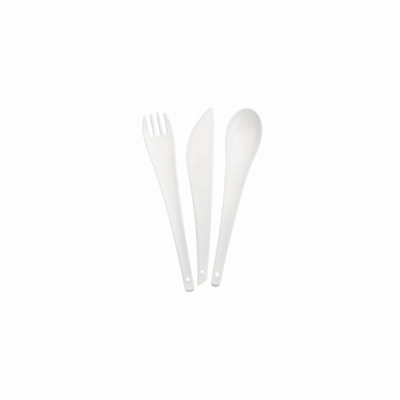 Koziol Conjunto De 3 Talheres Branco Rio
