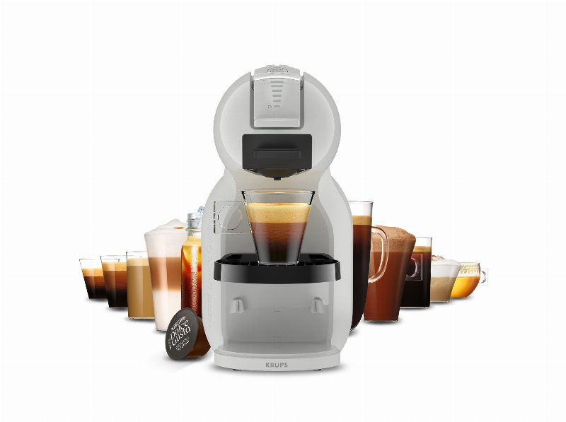 Maquina Cafe Dolce Gusto Krups Kp143Gp16 Mini Me Artic Grey