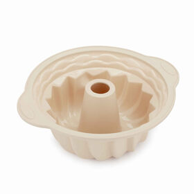 Forma Redonda Furo Silicone 29Cm Bege Chefe Kasa
