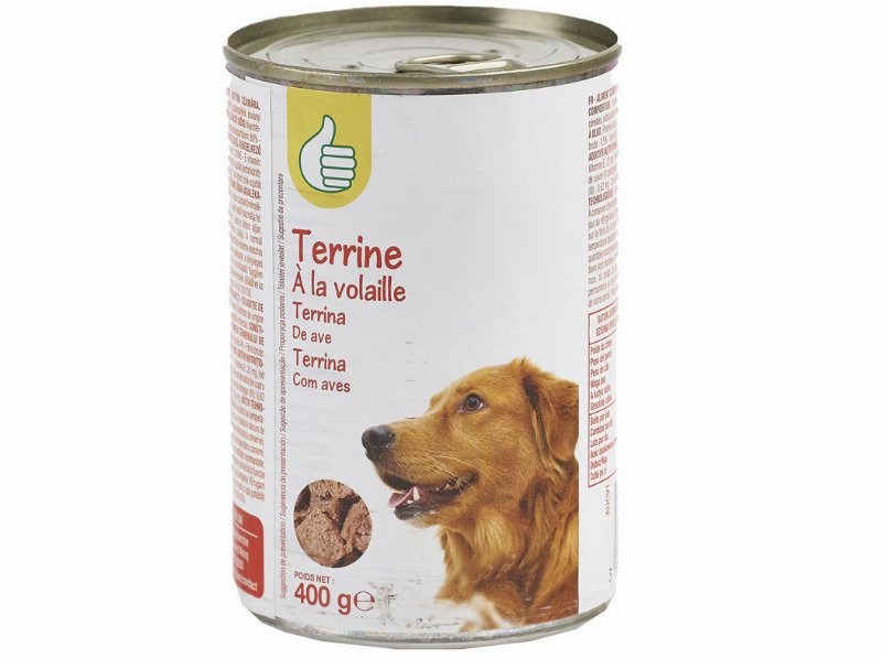Comida Húmida Para Cão Polegar Terrina Com Aves 400 g