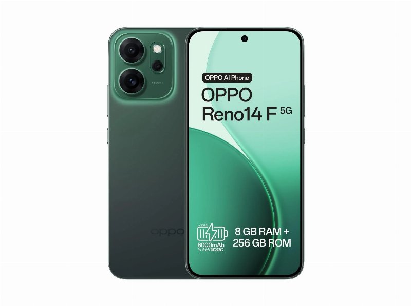 Smartphone Oppo Reno14 F 5 g 8/256Gb Verde