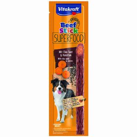 Snack Para Cão Beef Stick Superfood Cenoura E Chia Vitakraft 25 g