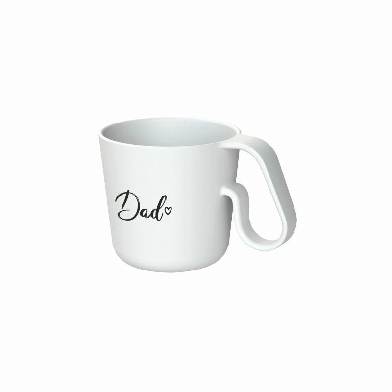 Koziol Caneca Plástica Branca Dad