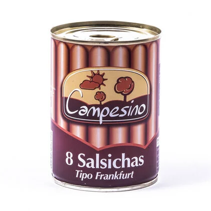 Salsichas Frankfurt Lata Campesino 0.2Kg