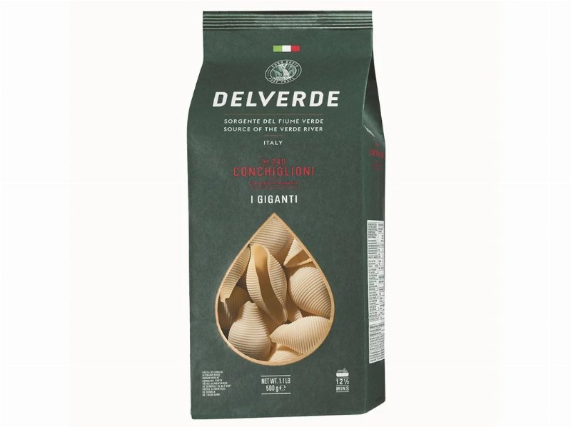 Massa Concha Delverde Gigante 500 g