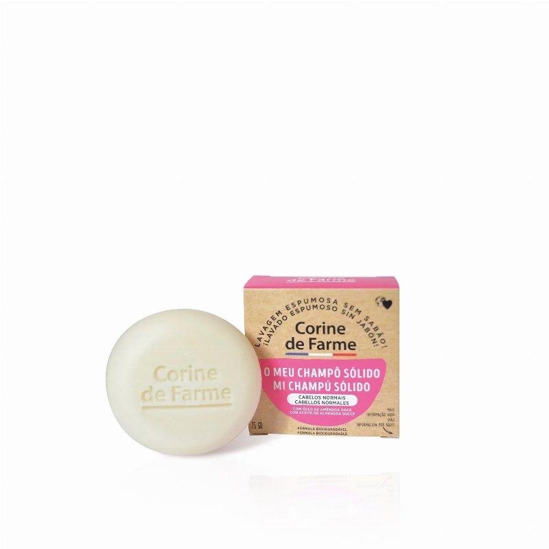 Corine De Farme Champô Sólido Óleo Amêndoas Doces 75 gr