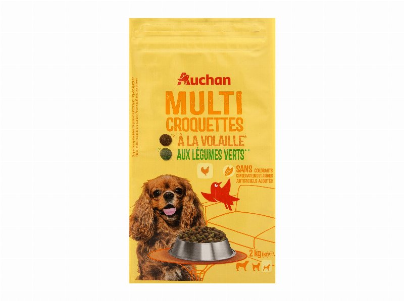 Ração Para Cão Auchan Raças Pequenas Com Aves E Com Legumes 2 kg