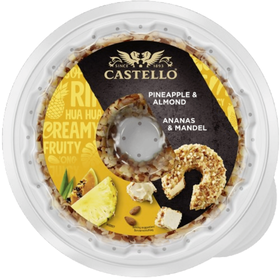 Queijo Com Ananás E Amêndoa Castello 125 gr