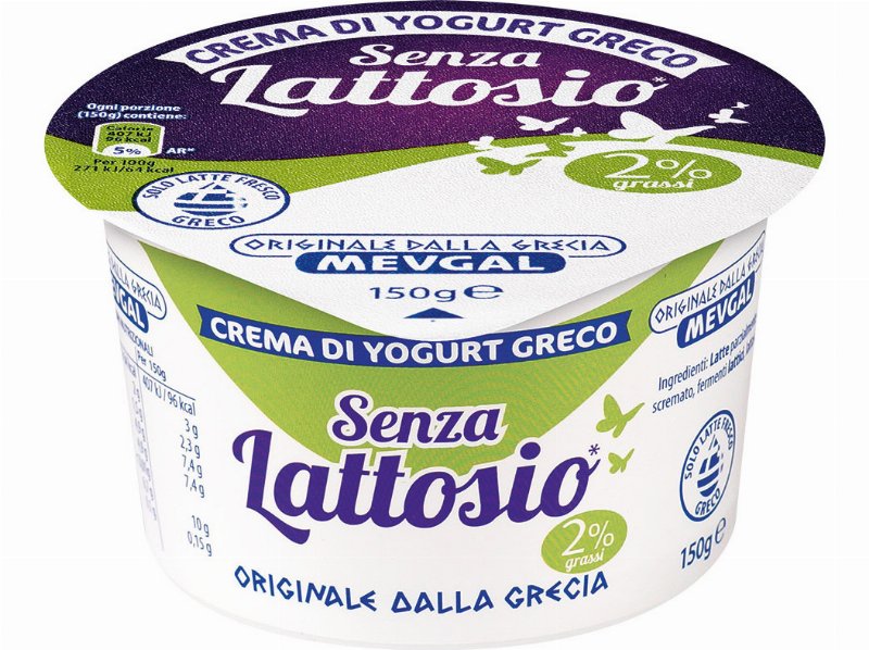 Iogurte Mevgal Sem Lactose Grego Natural 2% 150 g