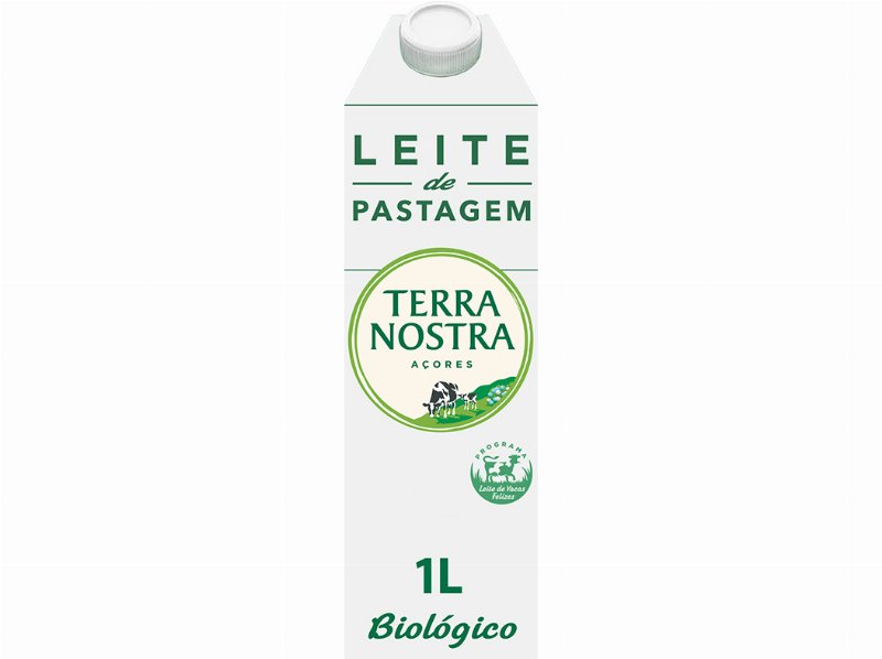 Leite Terra Nostra De Pastagem Meio Gordo Bio 1 l