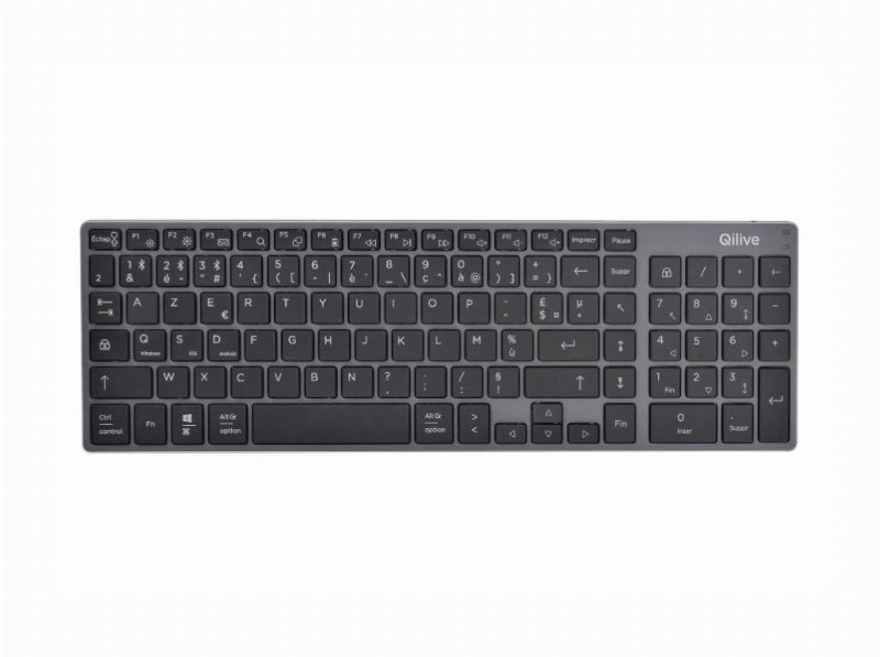 Teclado Sem Fios Qilive Q.3493 Preto