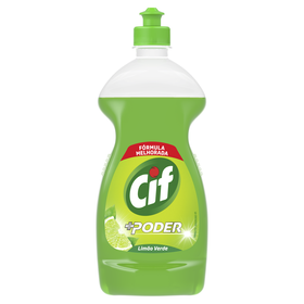 Detergente Manual Loiça +Poder Limão Verde Cif 600 ml