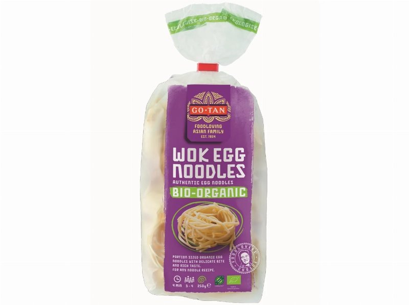 Massa Go Tan Wok Noodles Ovo Bio 250 g