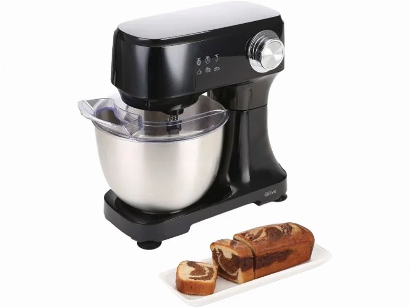 Batedeira Com Taça Qilive Q.5420 Preta 600W 3.5 l