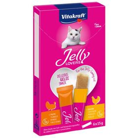 Snack Para Gato Jelly Lovres Frango Vitakraft 6 X 15 g