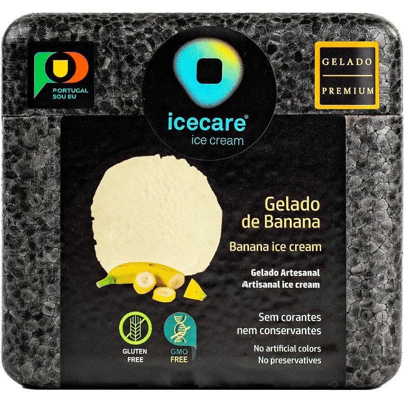 Gelado Artesanal Banana 500 ml
