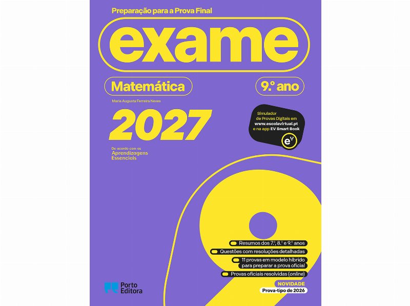 Livro Preparação Prova Final 2027 Matemática 9º Ano