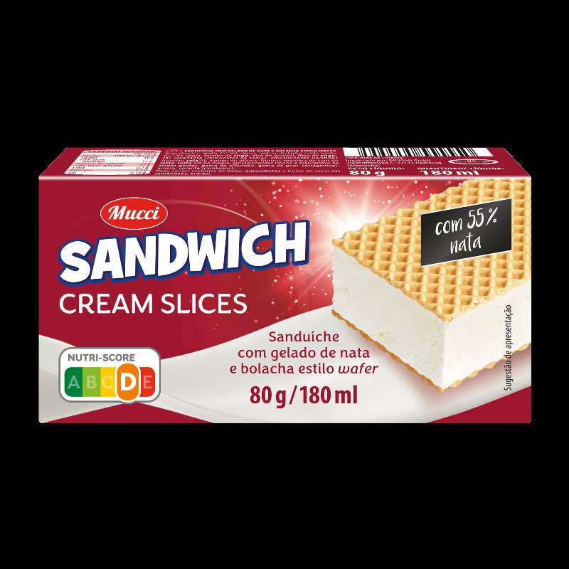 Gelado De Nata Sandwich 180 ml