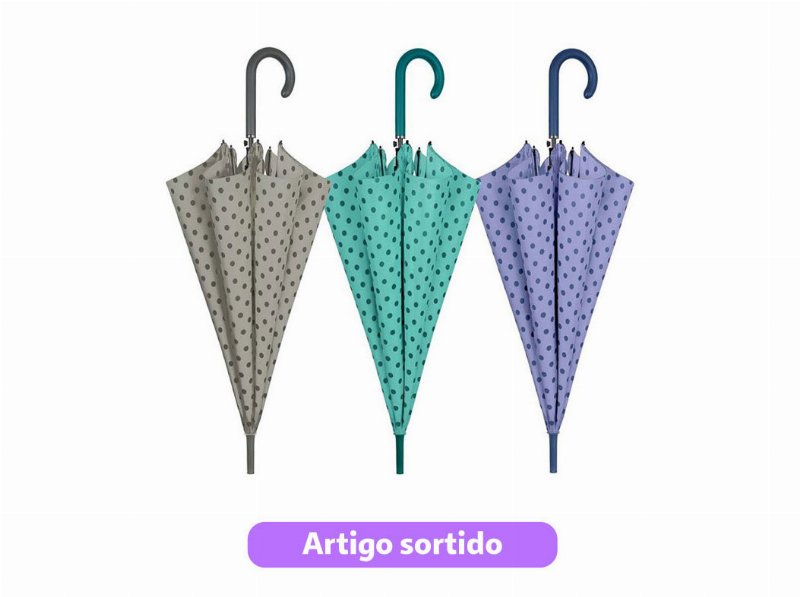 Guarda-Chuva Senhora Longo Perletti Cores Sortidas