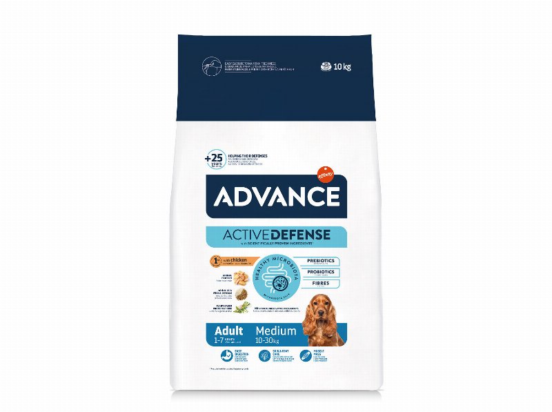Ração Cão Medium Adult Advance Frango E Arroz 10 kg