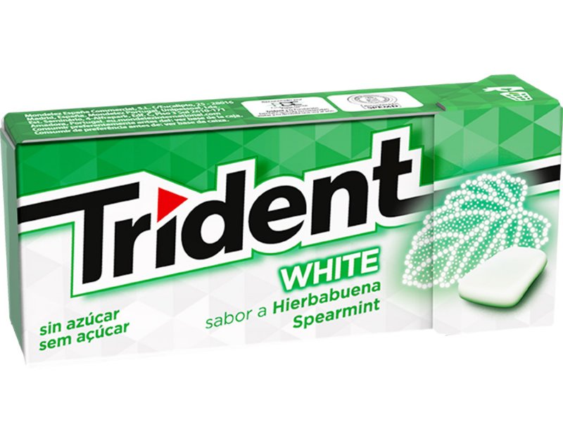 Pastilhas Trident Elásticas White Spearmint 14 g