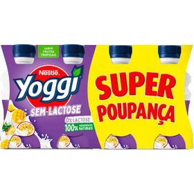 Iogurte Líquido Frutos Tropicais Sem Lactose Yoggi 1280 gr (8 Un)