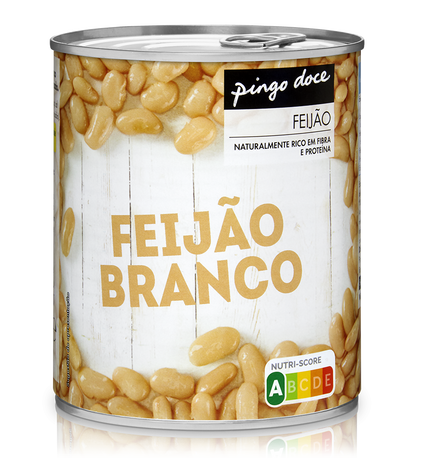Feijão Branco Lata Pingo Doce 0.52Kg