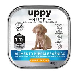 Comida Húmida Para Cão Júnior Raças Médias E Maxi Frango Terrina Uppy Nutri 300 g
