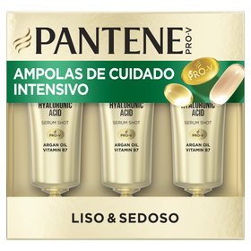 Ampolas Cabelo Resgate Liso E Sedoso Pantene 45 ml