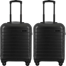Conjunto 2 Malas Viagem Cabine Preto Lifestyle Berg