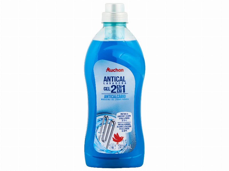 Gel Anticalcário Auchan Para Máquina De Lavar Roupa 750 ml