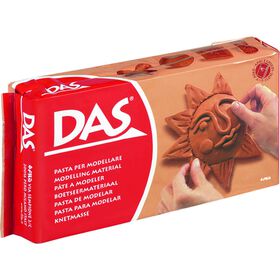 Pasta De Modelar Terracota 500 g Das