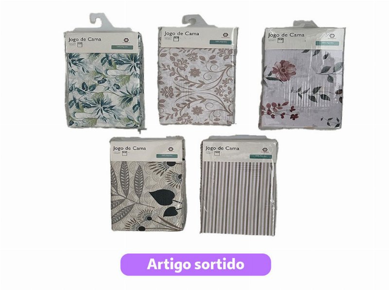 Jogo Cama Homespecial 100% Alg. 160X270Cm Modelos Sortidos
