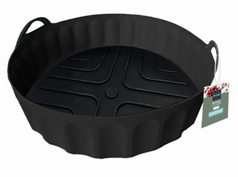 Forma Para Airfryer Actuel Silicone Preto Ø22Cm