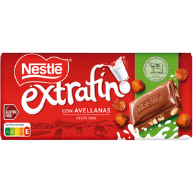 Tablete De Chocolate De Leite Com Avelã Extrafino Sem Glúten Nestlé 123 gr