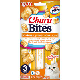 Snack Para Gato Bites Frango Churu 30 g (3 Un)