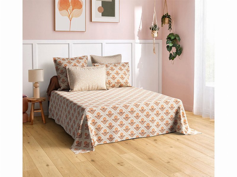 Jogo Cama Actuel 100%Alg Bege Mik 160X280Cm