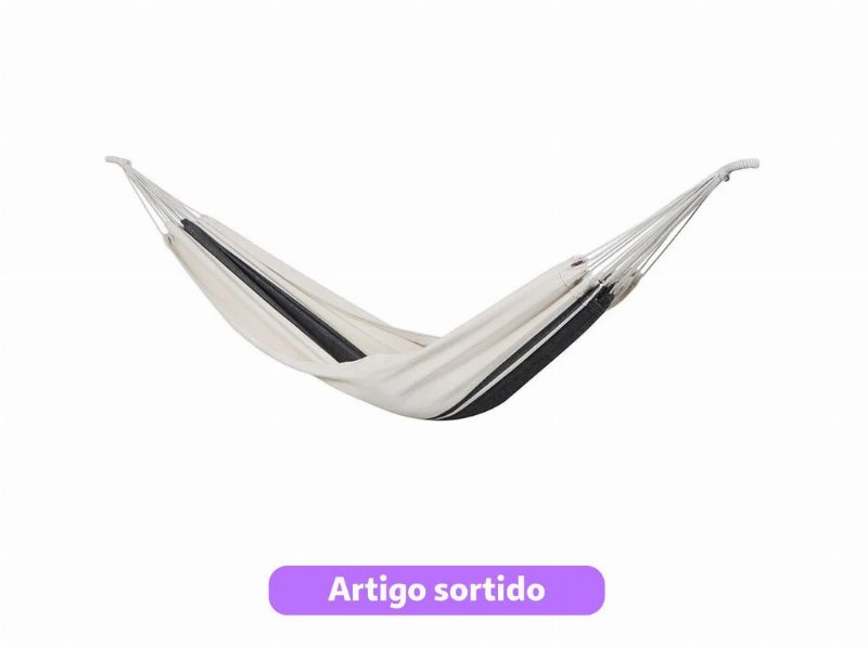 Cama Rede Polialgodão Gardenstar 200X100Cm Cores Sortidas