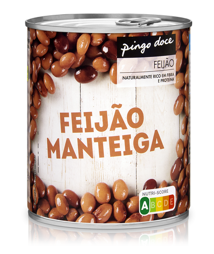 Feijão Manteiga Lata Pingo Doce 0.52Kg
