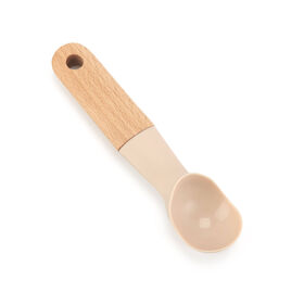 Colher Gelado Madeira E Plástico Bege 4 My Kitchen Kasa